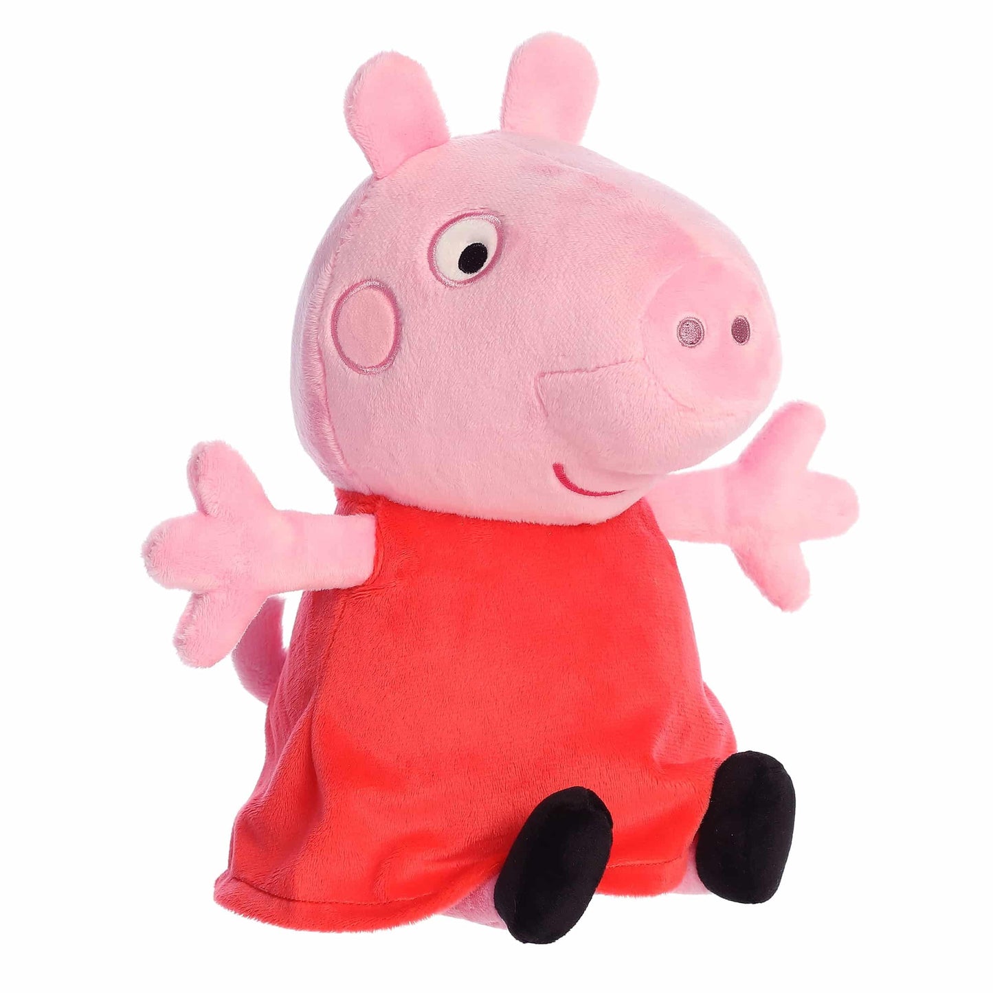 Aurora® Playful Peppa Pig™ Stuffed Animal - Officially Licensed Toys for All Fans - Perfect for Birthdays, Adults and Kids All Ages - Pink 9 Inches