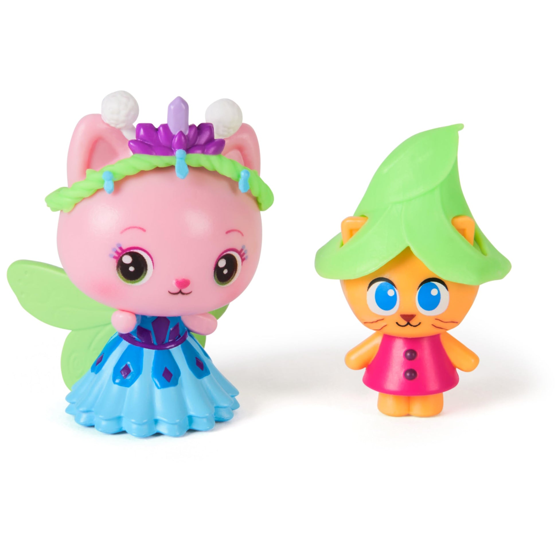 DREAMWORKS GABBY'S DOLLHOUSE: The Film Queen Kitty Fairy & Kitten Gnome Figure Set with 2 Accessories, for Children from 3 Years