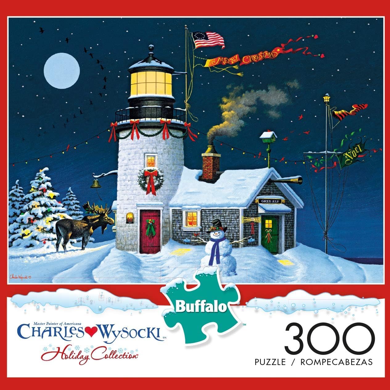 Buffalo Games - Charles Wysocki - Take Out Window - 300 Piece Puzzle