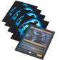 MTG Sleeves by Arcanum Industries, 103 Matte Card Sleeves for Magic The Gathering & TCG - Premium Shuffle Feel & Borderless Art with Black Interior