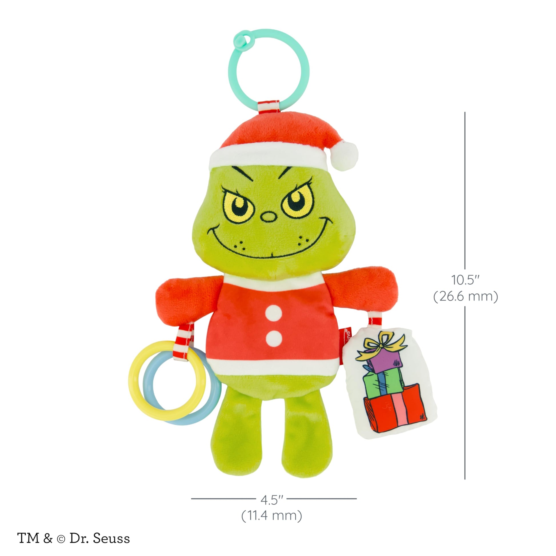 Infantino Activity Pal The Grinch Plush Baby Toy