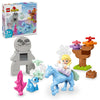 LEGO DUPLO Disney Elsa & Bruni in The Enchanted Forest Frozen Toy - Disney Princess Building Set for Toddlers with Elsa Minifigure - Gift Ideas for
