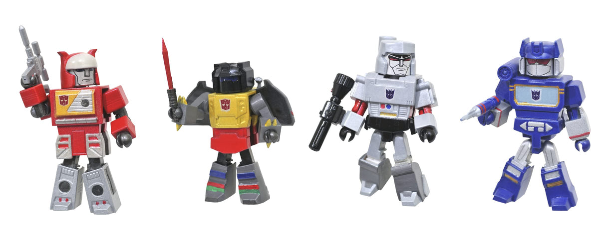 Diamond Select Toys Transformers Series Two Minimates Box Set, Multicolor