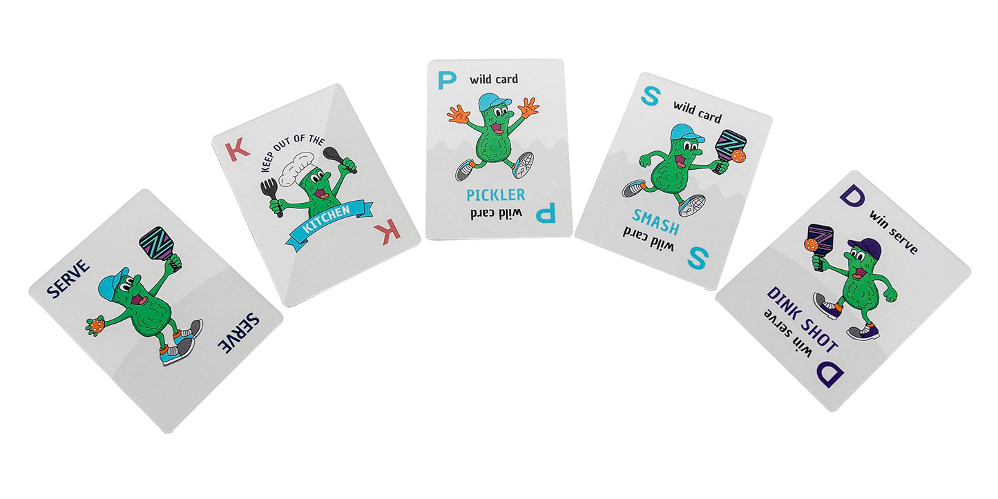 PCG Pickleball Playing Cards Game, Strategy, Luck, and Fun for Adults, 2 or 4 Players - Perfect for Family Game Nights, Card Games for Adults, Family