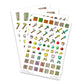 Minecraft Arts and Crafts Stationery Kit - Bundle with 60 Page Journal, Stickers, Sticky Note Tabs, Pen, More for Kids, Toddlers, Boys | Minecraft