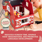Terra by Battat - 20 Pieces Wooden Animal Barn Toy Set - Farm Animals & Play Fence - Pretend Play for Toddlers & 3+ Years - Educational Toys