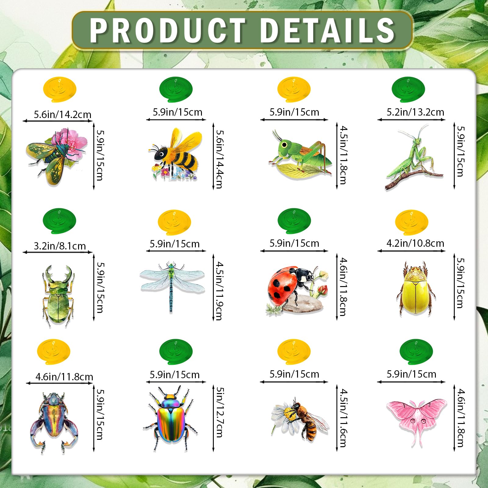Bug Party Decorations: 12Pcs Bug Decorations Bug Hanging Swirls for Bug Birthday Party Decorations Insect Decor Bug Themed Party Decorations