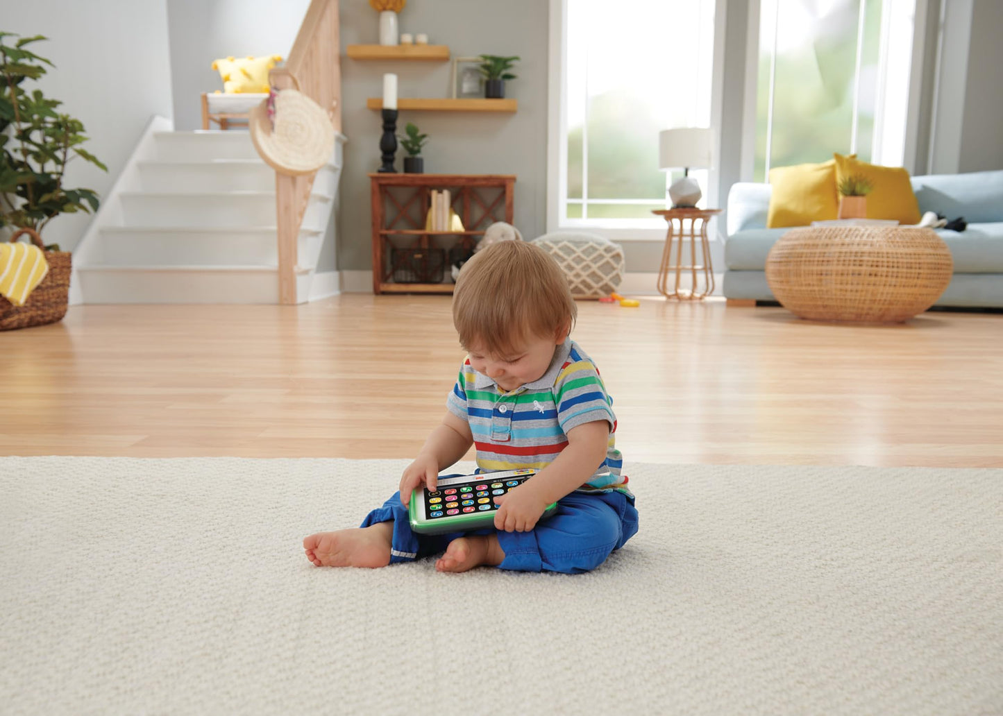 Fisher-Price learning fun, educational toy for toddlers, Smart Stages Tablet Computer Dummy with Music and Light Function for Children from 1 Year