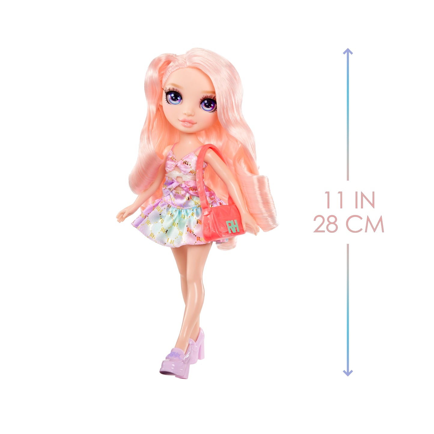 Rainbow High My Fashion Style Bella, Pink 11" Fashion Doll with Statement Outfit, Stylish Handbag, Great Toy Gift for Girls Kids Ages 4-12 Years