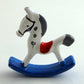 Melody Jane Dolls Houses House Miniature Nursery Toy Shop Accessory 1:12 Small Metal Rocking Horse