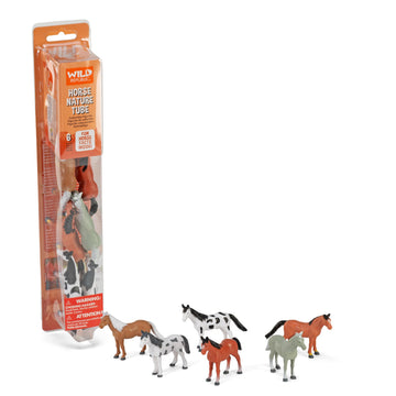 Wild Republic Nature Tube Horse Figurines - 13"