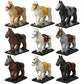 TRavesty Military Medieval War Horse Building Block Set, 10 PCS Custom War Horse Kit for Minifigures, Military Battle Scenes Minifigures Horse Set