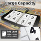 Card Binder 4 Pocket with 50 Removable Sleeves-Can Hold 400 Cards