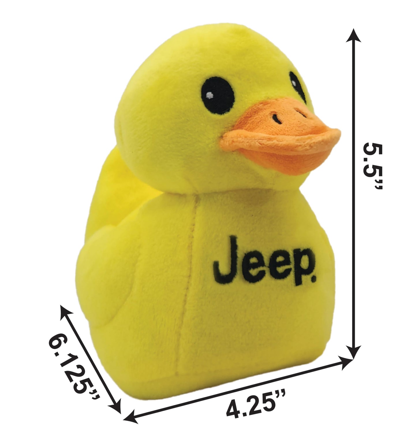Jeep Ducks Officially Licensed 6 Inch Collectible Plush, Jeep Ducking, 1 Duck Included, [Colors/Style Vary] Collect All 4! Ages 3 and Up
