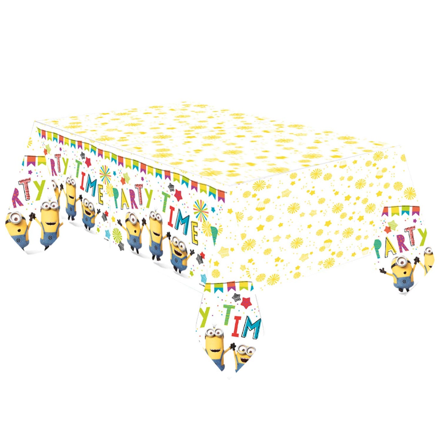 Despicable Me Multicolor Plastic Table Cover (54" x 96") - Pack of 1 - Perfect for Themed Events