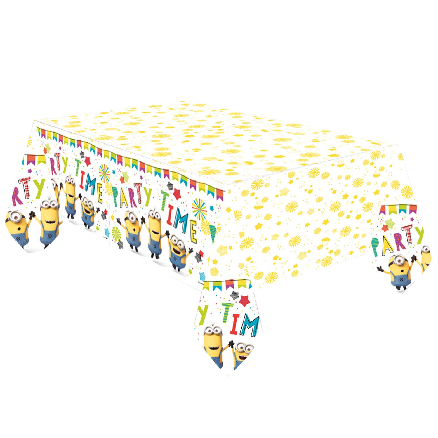 Despicable Me Multicolor Plastic Table Cover (54" x 96") - Pack of 1 - Perfect for Themed Events