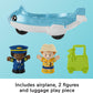 Fisher-Price Little People Everyday Adventures Airport Playset, Ages 1+