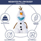 Jay Franco Weighted Disney Plush Pillow Buddy - 2.5 lbs Soft Plushie Stuffed Pillow, 20 Inches, White - Olaf