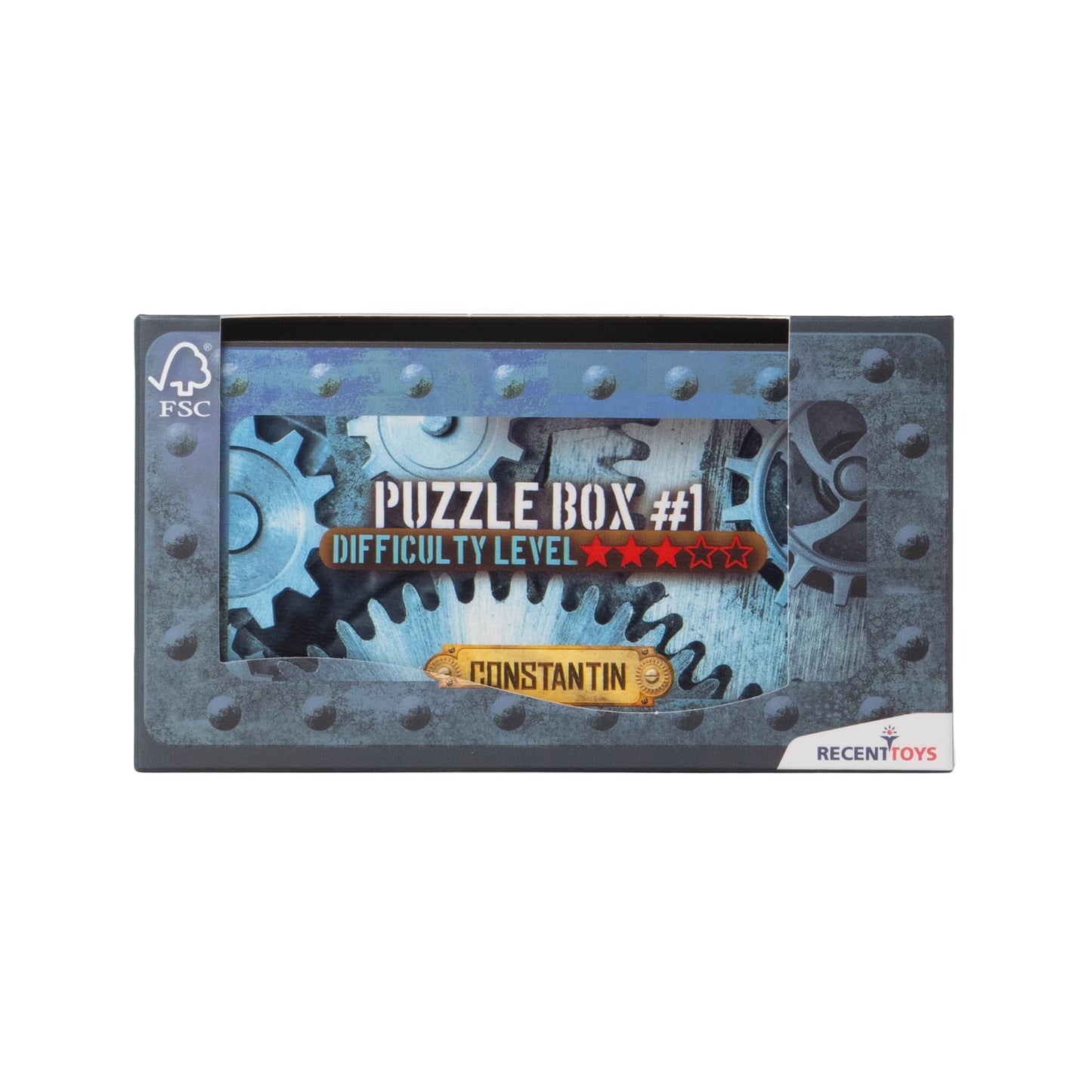 Recent Toys Constantin Puzzle Box #1 - Find The Hidden Compartment in This Brainteaser Puzzle, Ages 14 - Up