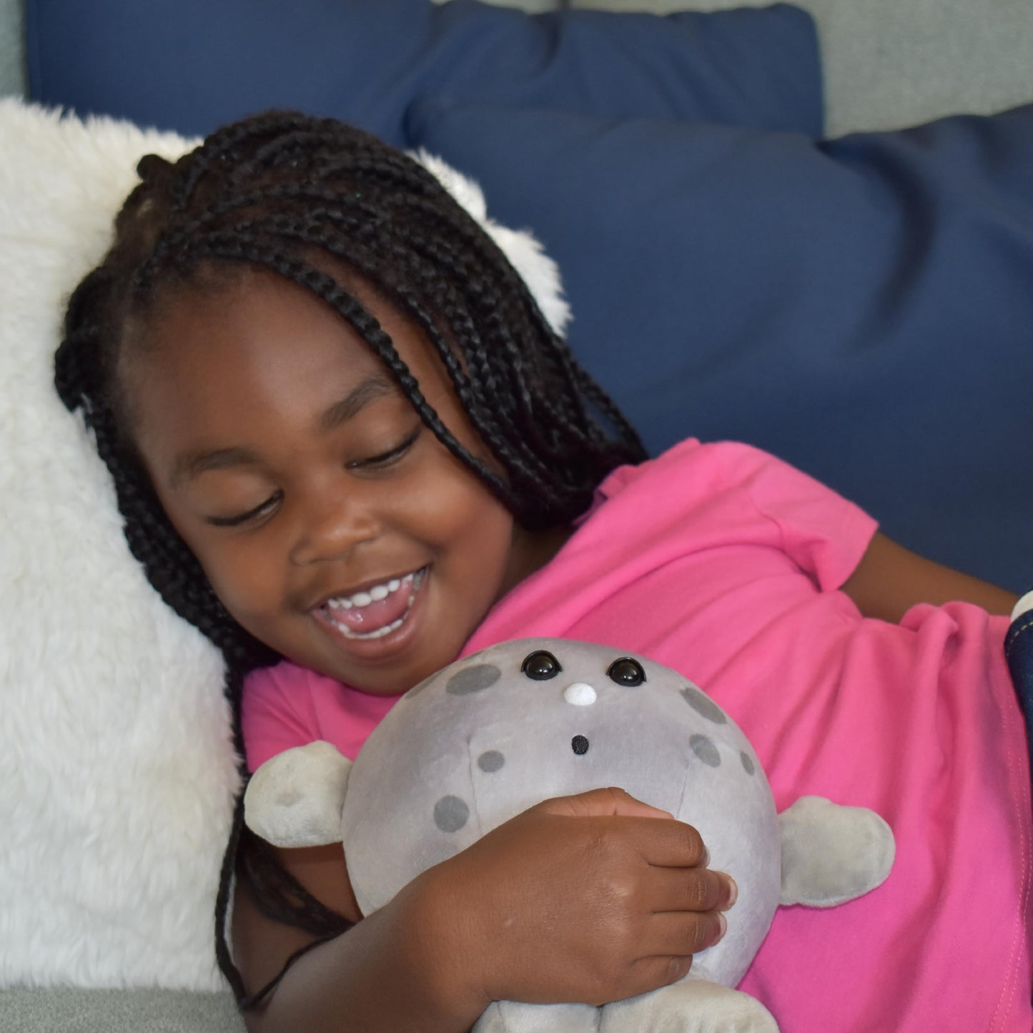 Celestial Buddies Moon Buddy | 8.5" Soft Stuffed Plush, Embroidered Features, Fun Planet Facts Tag for Kids - STEM Learning, Educational Gift