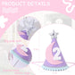 Two the Moon Space-Themed 2nd Birthday Hat and Decorations for Girls - Outer Space Party Supplies