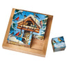 Bits and Pieces Wooden Block Puzzle - Seasons in the Country Tray Puzzle