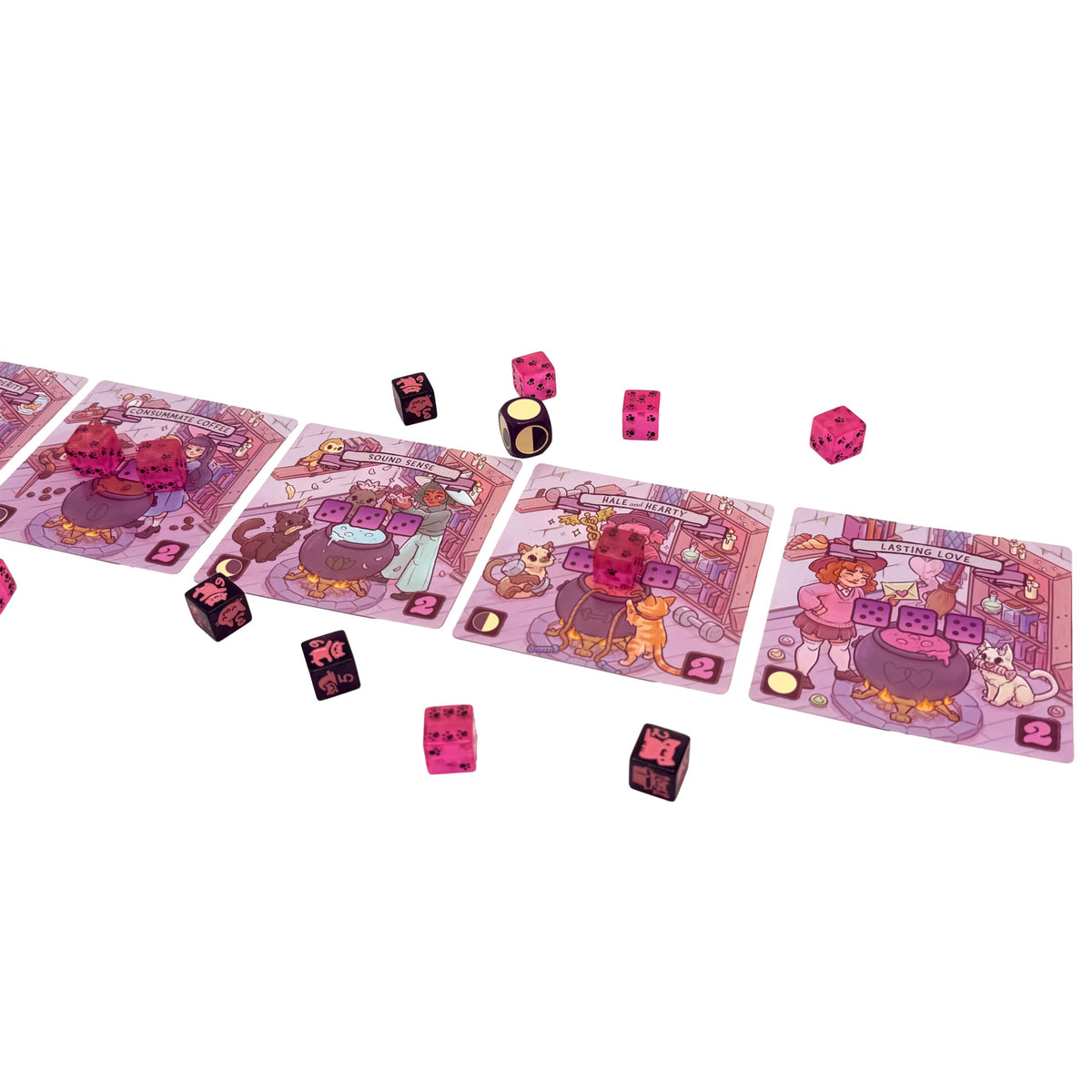 Purrfect Potions: Family Dice & Tile Game