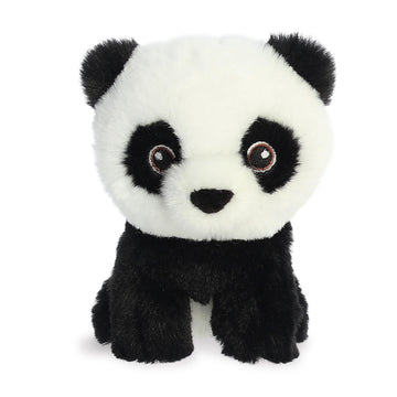 Aurora® Responsibly Made Eco Nation™ Mini Panda Stuffed Animal - Ideal for Playtime Adventures - Perfect for Birthdays or Just Because - Black 5