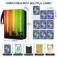 Card Binder 9 Pocket,900 Pockets Trading Card Binders Holder Collector Album Book with Zipper and 50 Removable Sleeves,Compatible with Game Sport