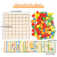 Mosaic Shape Wooden Pattern Blocks Puzzle, 120 PCS Wooden Pattern Blocks with 20 Pcs Reference Cards,Kindergarten Classic Educational Geometric Shape