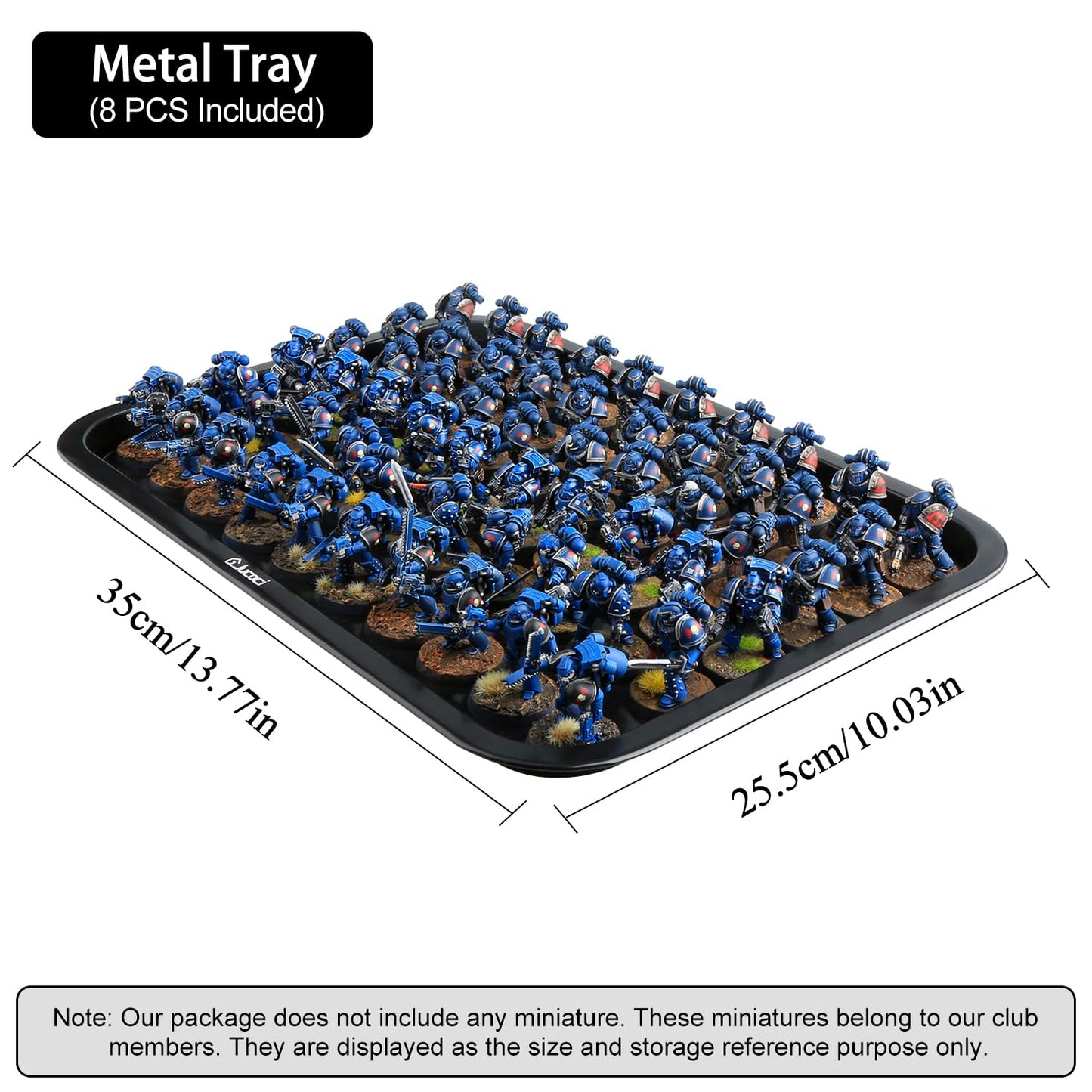 Jucoci Miniatures Storage Case Miniatures Transport Case (2 PCS Set)