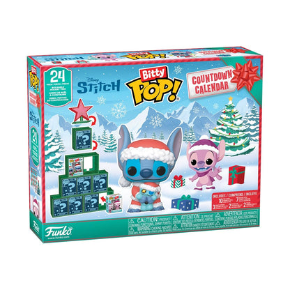Funko Pop! Bitty Countdown Calendar: Stitch Holiday - 24 Days of Surprises - Collectible Vinyl Mini Figures - Mystery Box - Gift Idea - Holiday