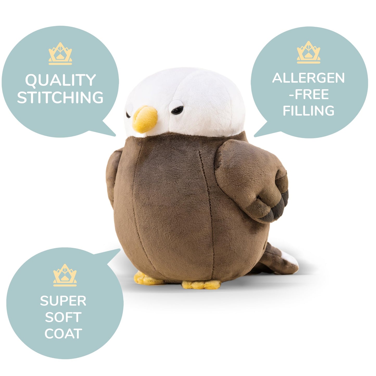 Bellzi Bald Eagle Plushie