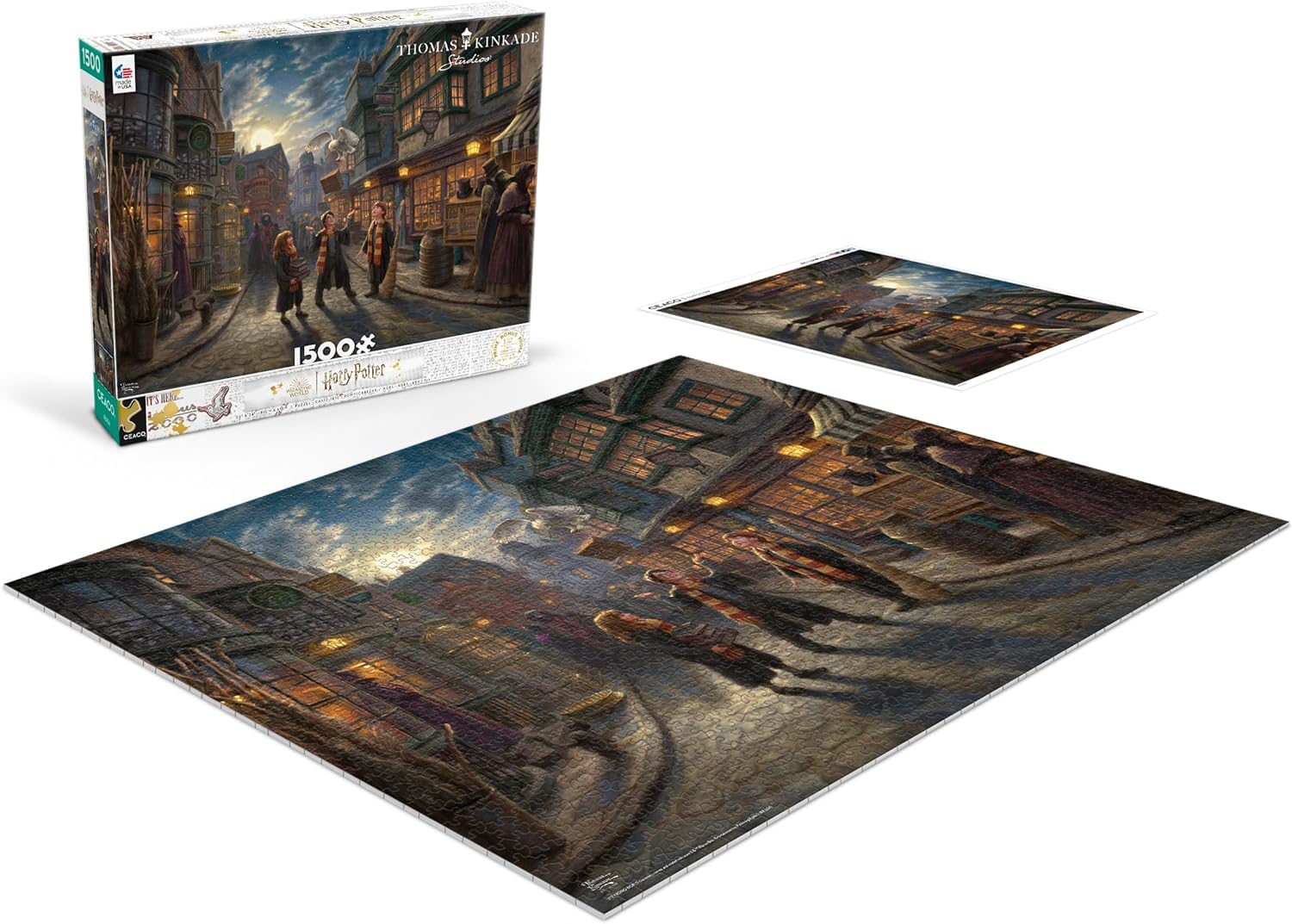 Ceaco - Thomas Kinkade Harry Potter - Diagon Alley - 1500 Piece Puzzle
