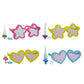Trolls DreamWorks World Tour Tiny Dancers Surprise 4-Pack Series 1, Tiny Dancers Dolls, Clips, Rings, and Glasses, Toy for Kids 4 and Up (E9133)