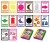 Creanoso English Spanish Educational Colors and Shapes Flash Cards (2-Deck) - Party Theme Gifts Ideas for Birthday Party Supply for Kids - Fun Game