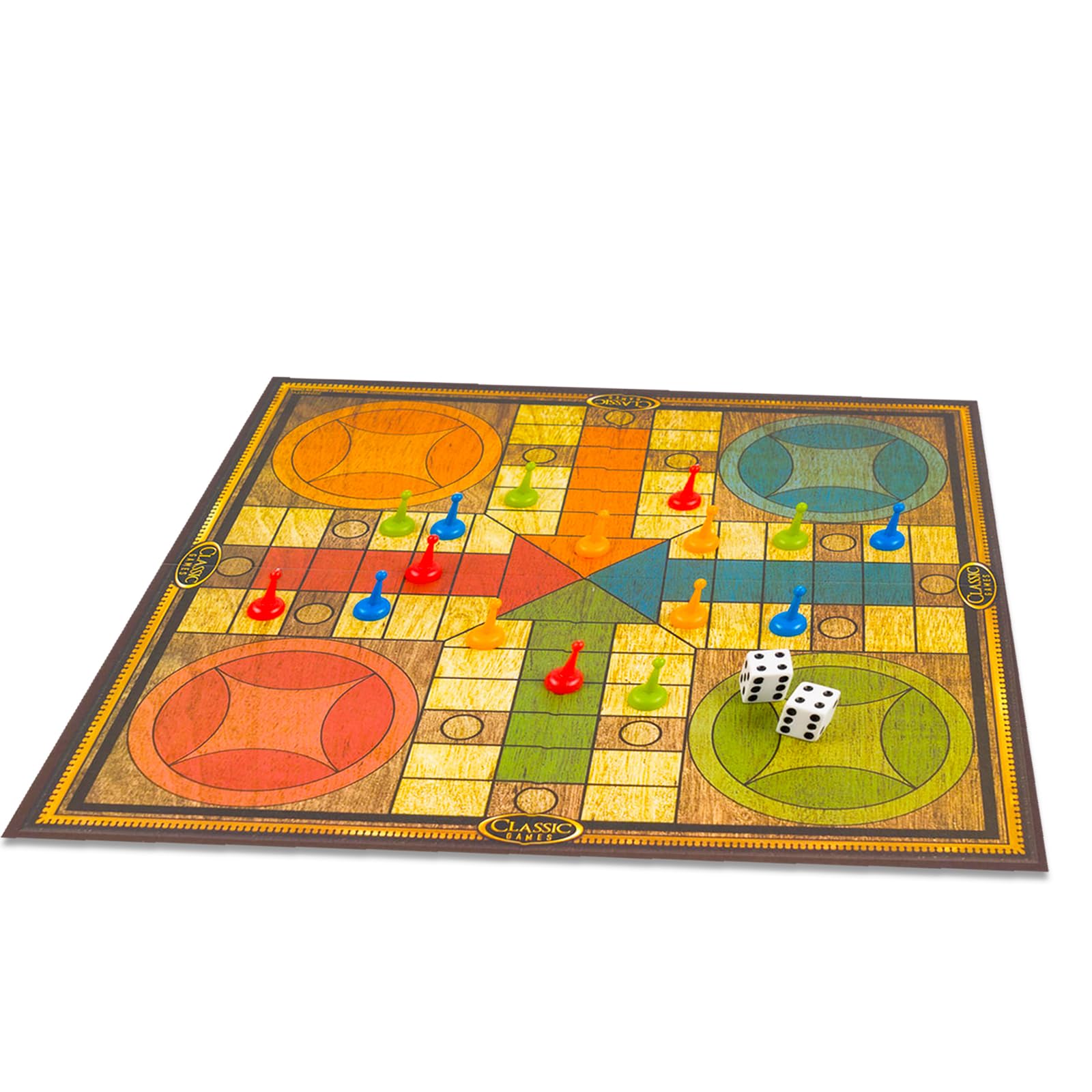 Pacheesi Board Game Set - Family Game Night Bundle with Original Pacheesi, Stickers, More | Multiplayer Board Game Pack