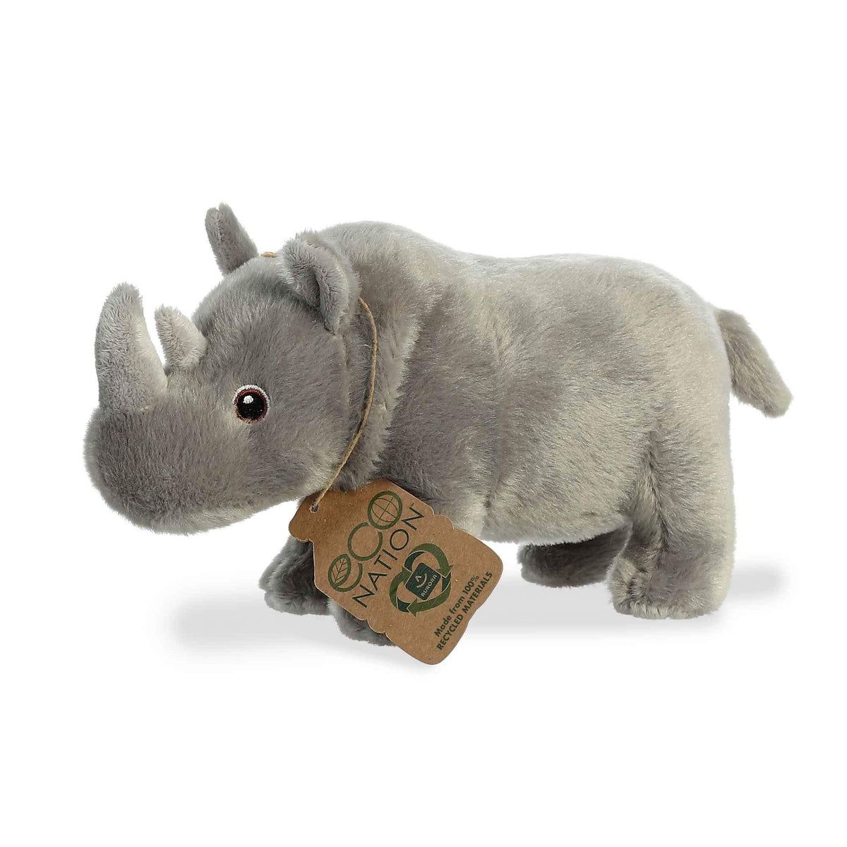Aurora Eco Nation 9.5" Rhinoceros Responsibly Made Stuffed Animal