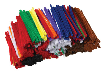 Creativity Street Chenille Stems, 1/8 x 6 Inches, Assorted Colors, Pack of 1000