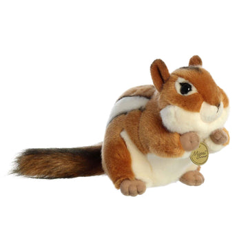 Aurora® Realistic Miyoni® Chipmunk Stuffed Animal - Lifelike Details Make a Cherished Companion - Perfect for Decorating Bedrooms or Classrooms