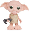 Wizarding World - 8.5" Harry Potter Elf Dobby Interactive Doll with Stocking and 30+ Sounds and Phrases - Harry Potter Gifts - Toys Kids 6+