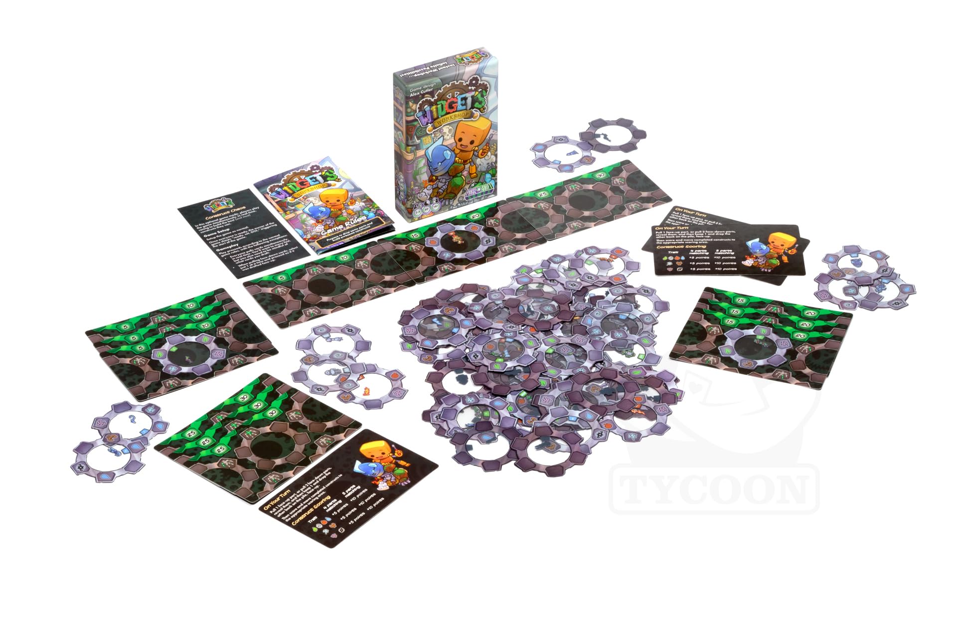 Phase Shift Games Widget's Workshop, Drop-Style Card Crafting Game