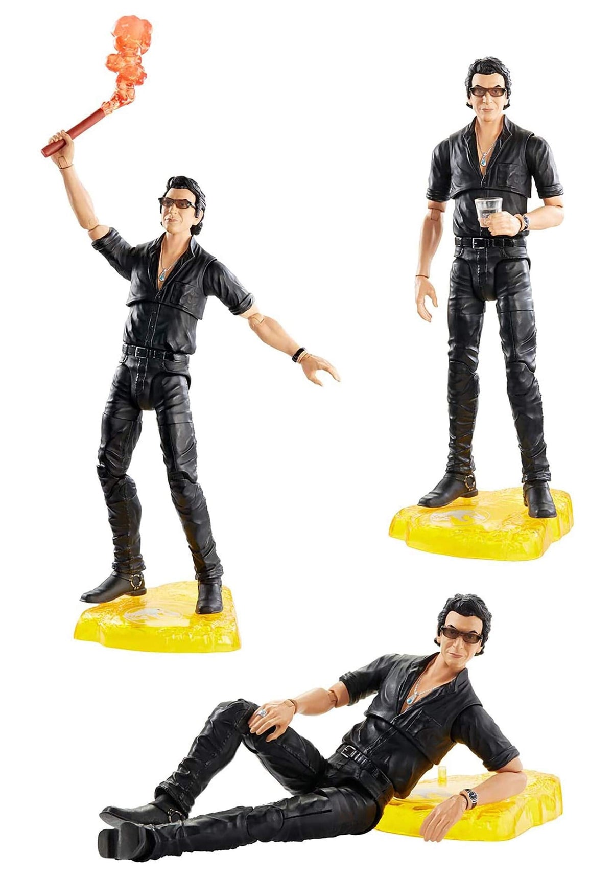 Mattel Jurassic World Amber Collection Dr. Ian Malcolm 6.5 Inch Action Figure