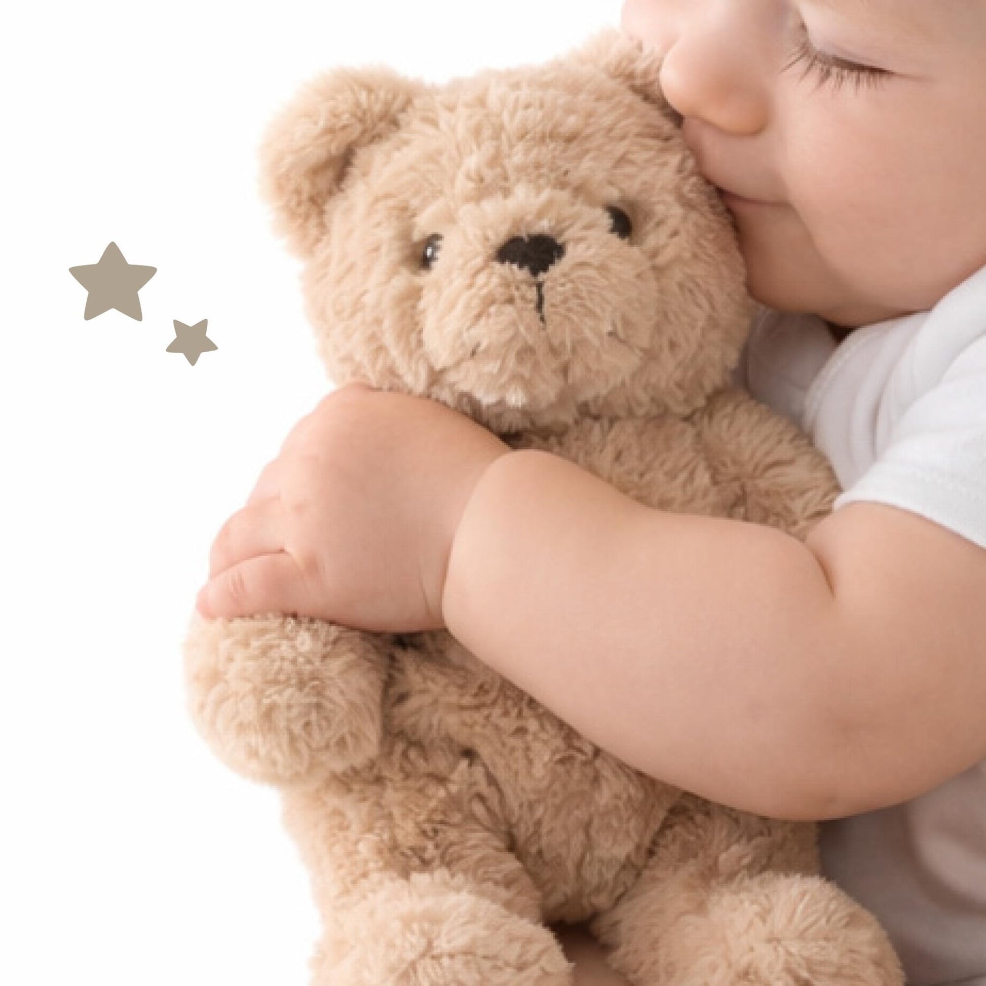 Butterblu Snuggle Buddy - Stuffed Animal Soft Plushie 10 inches Plush Toy Sustainable Gift for Newborn Infant and Baby, Teddy The Bear, One Size