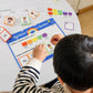 CHEFAN Sentence Building for Kids, Color-Coded Grammar Learning Toys with Writing Practice, Reading Manipulatives for Classroom, Homeshool & Speech
