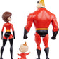 Mattel Disney and Pixar The Incredibles Storyteller Set with 3 Action Figures, Super Family Collectible Toy Pack with Mr Incredible, Elastigirl
