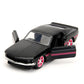Jada Pink Slips 1:32 W2 1969 Ford Mustang Die-Cast Car, Toys for Kids and Adults (Black/Pink Stripes)