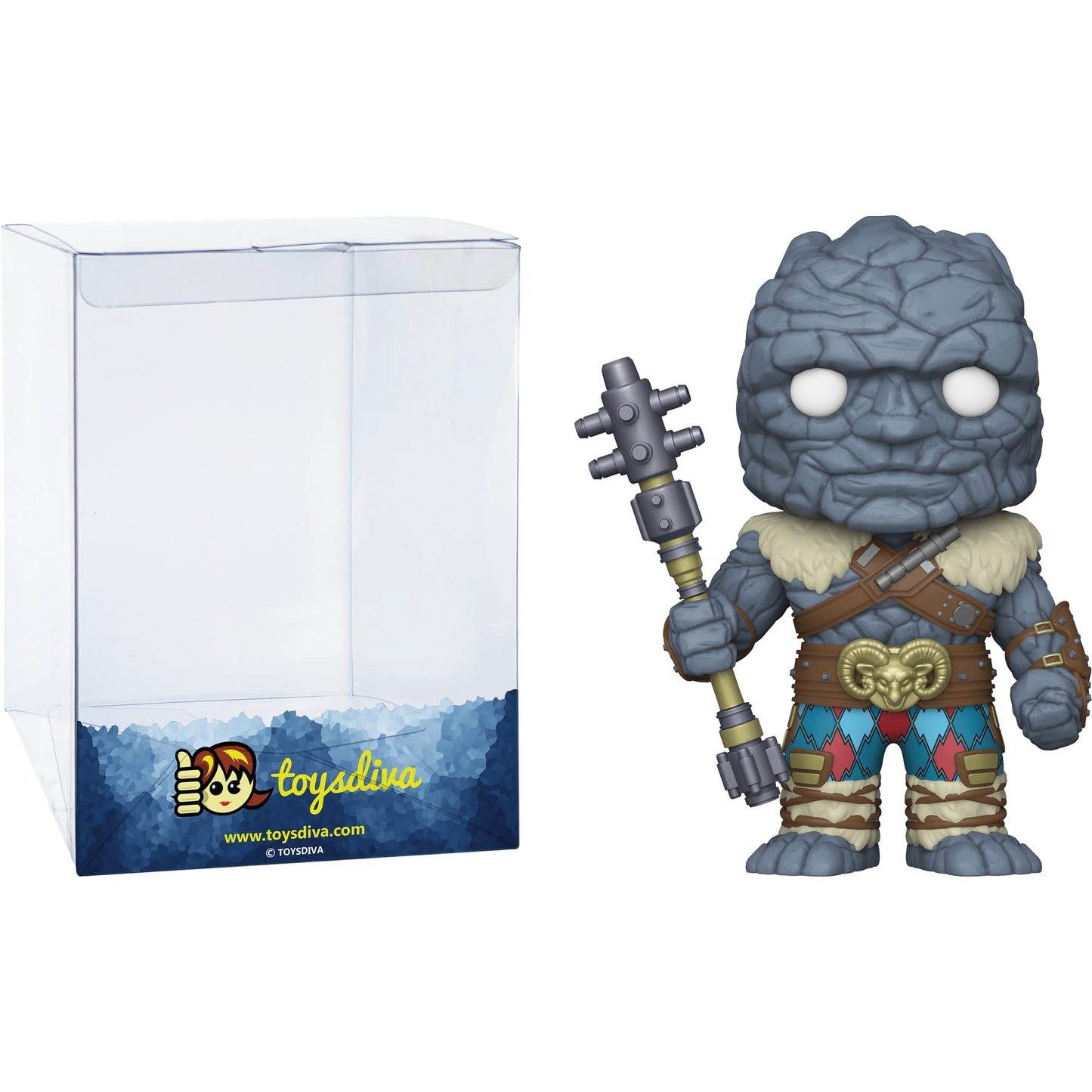 Funko K o r g : P o p ! Vinyl Figurine Bundle with 1 Compatible 'ToysDiva' Graphic Protector (1044-62425 - B)