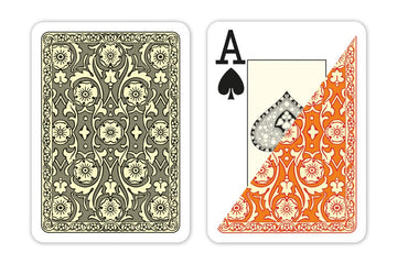 DA VINCI Venezia, Italian 100% Plastic Playing Cards 2 Deck Set, Poker Size Jumbo Index (Large Print)