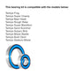 Winter Evening - for Tamiya Frog, Super Blackfoot, and Stadium Blitzer Bearings Kit (12 Pcs)